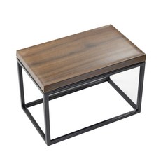 ZICCO 멜라민 플레이팅 스탠드 16cm, 월넛우드, 1개