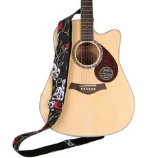 Kong K sound 時尚吉他背帶, 玫瑰