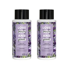 러브뷰티앤플래닛 스무스 앤 서린 샴푸 라벤더향, 400ml, 2개