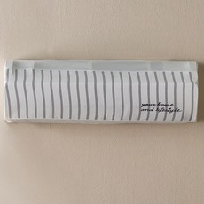 BAZAAR 質感印花冷氣防塵罩, 條紋