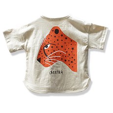 ANGEL'S WING 兒童獵豹夏季上衣