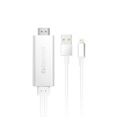 Earlybot iPhone to HDMI MHL鏡像線 SGV-2000K, 單色, 1個, 2m