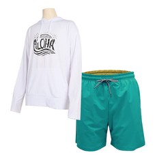 VENDIS 男款馬爾地夫連帽防磨上衣 C274 + 賽迪海灘褲 M613 套裝