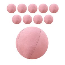 아하토이 아가방 봉제공 90mm x 10p, 무지핑크