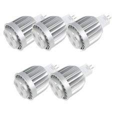 posco LED 燈泡 MR16 7W, 黃光色, 5個