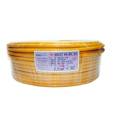 케이디일렉트릭 VCTF 황색케이블, 100m, 1개