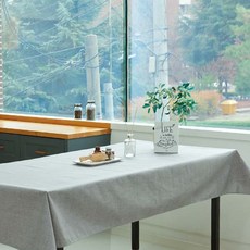 Bandi store 防水桌布, 灰色, 2人用(130 x 90cm)