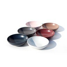 P.bleu Roslagen 中型配菜碗, 粉紅色, 香檳色, 奶油色, 灰色, 午夜藍, 酒紅色, 6個