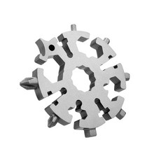 20 IN 1不鏽鋼多功能工具 銀色, 1個