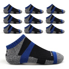 NEVE男款運動鞋高級線條經典登山襪 10雙, 黑色的