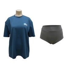 VENDIS 女款 Best Trip 防磨上衣 M227 + Indie 高腰比基尼泳褲 M609 套組