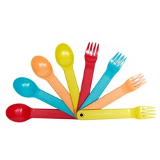 Tupperware 小勺叉套組, 1套, 勺子 4p + 叉子 4p