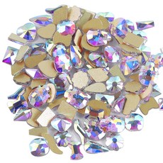 Chic Fit 美甲水鑽飾品 混合圖形, 蛋白石 CFS001, 1個