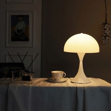 Forlight Panthella 迷你桌燈, 蛋白石白