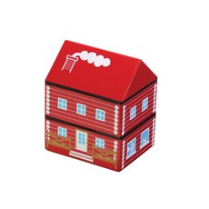 HAKOYA 2層普通飯盒, 紅色的, 1個