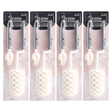 Gnma 奶瓶刷+奶嘴刷, 4組, 混色