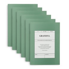 FunnYmade Archive 內頁筆記本 A5, 感謝, 6個