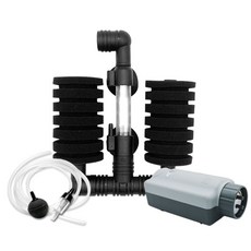 Aqua Terra 雙生物海綿過濾器 ATSP-2831D 套組, 4W, 1套