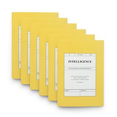 Funnymade 學習筆記本 A5, 檸檬, 6個