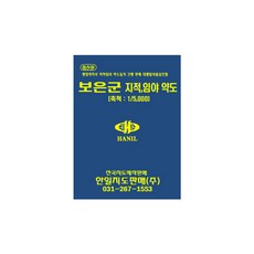 최신판 보은군 지적 임야 약도, 지도닷컴
