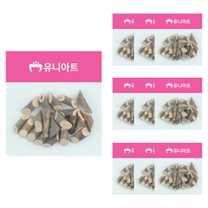 유니아트 천연나무조각, 32번, 10개