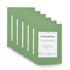 Funnymade 學習筆記本 A5, 綠色, 6個