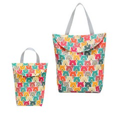 JOY MULTI 多用途攜帶式尿布袋2入組, 熊熊款