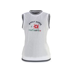 비엠유 페라어스 여성용 스판 플라워자수 골프 조끼 Ferraus m5