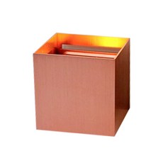 사각 LED 벽조명 5W, 로즈골드