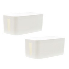 MONOFLAT 大型電源線收納盒, 2個