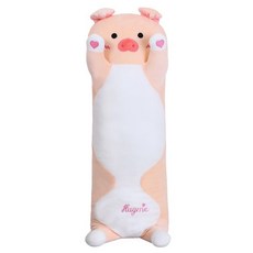 가팡 캐릭터 롱쿠션 바디필로우, 핑크돼지