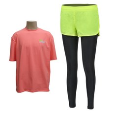 VENDIS 女款素色短袖防曬衣 M227+內搭短褲套裝 A805