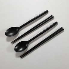 허밍쉐프 장미목 정제옻칠 수저세트, 1세트, 숟가락 2p + 젓가락 2벌
