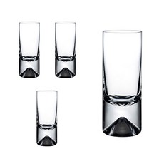Nude Glass No 9 威士忌 Underlock 飲料玻璃 12110 250ml, 4個