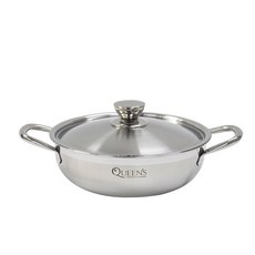 Kitchen-Art IH感應3層不鏽鋼鍋, 24cm, 混色