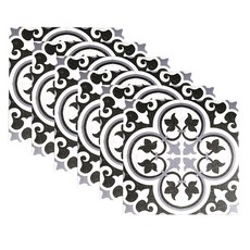 adama PVC 杯墊 6入組, Pinta 黑色