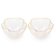 Glass Doo Gold Rim燒酒杯 C, 混色, 2個