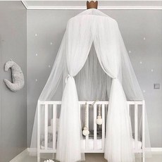 아둥놀이터 침대 캐노피, 화이트