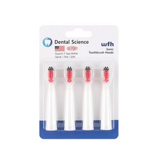 wfh Sonic聲波電動可更換刷頭粉色, 單品, 4個