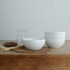 Roco Living Rode 麵碗, 白色, 4個