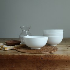 Roco Living 骨瓷麵碗, 白色, 4個