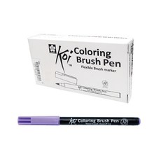 SAKURA 彩色軟毛筆 12入, 薰衣草, 1套