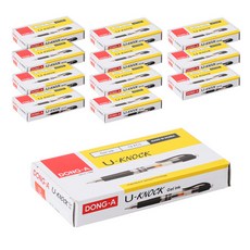 동아 유노크펜 0.7mm, 레드, 12개