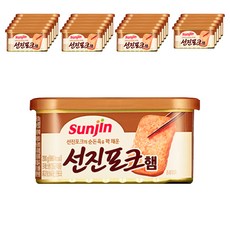 sunjinpokeu 鮮津豬肉火腿, 200g, 24罐