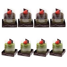 TERRY BAKERY 松巾提拉米蘇蛋糕手巾 2 種 x 4p, 巧克力、綠茶, 1套