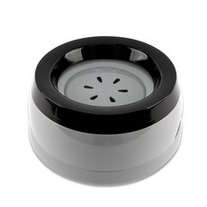 DOG-i 寵物漂浮式圓形水碗 750ml, 灰色, 1個