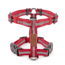 DOG-i 反光喀什米爾H型狗胸背帶, 紅色, 1個