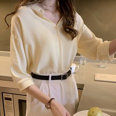 루나걸 베노티아 통기성 블라우스