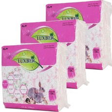 LUXBER 小動物用 紙質墊料 粉紅色, 4.1L, 3個