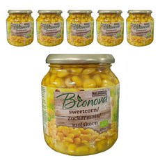 Bionova 甜玉米粒罐頭, 340g, 6罐